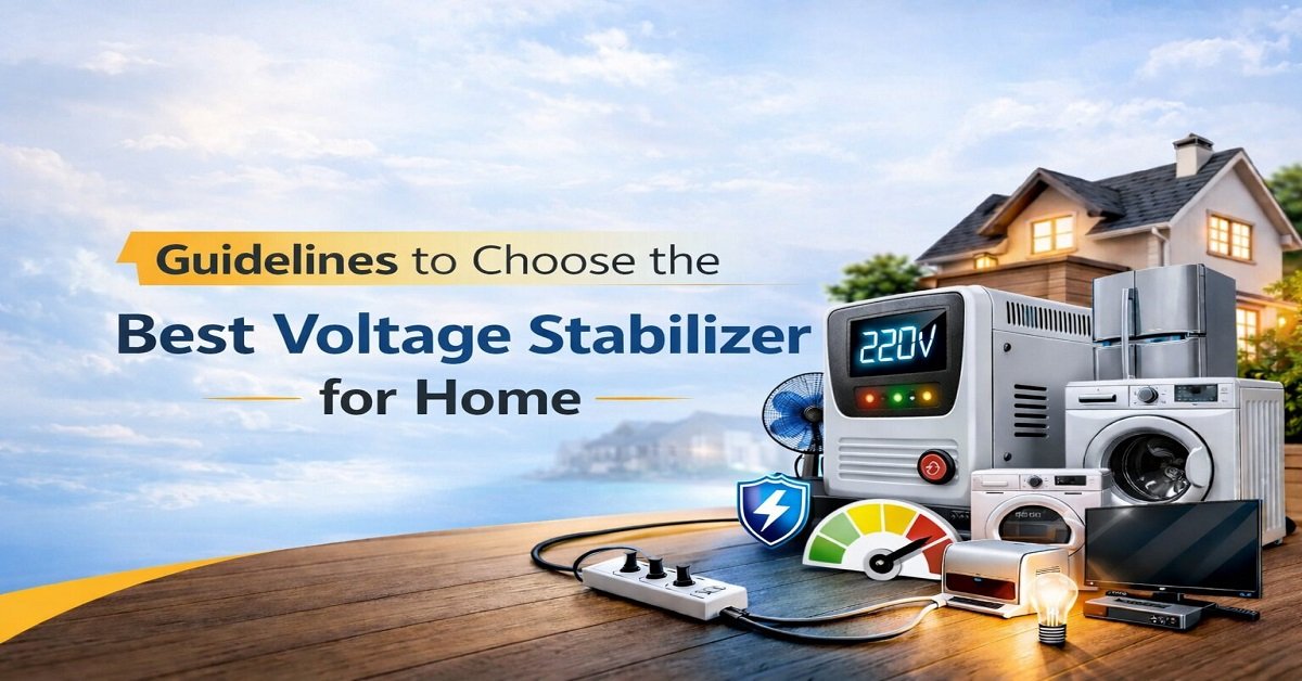 Guidelines to Choose the Best Voltage Stabilizer for Home
